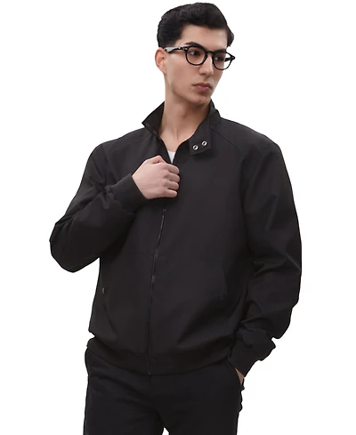 Rokka&Rolla Men's Classic Full Zip Bomber Jacket