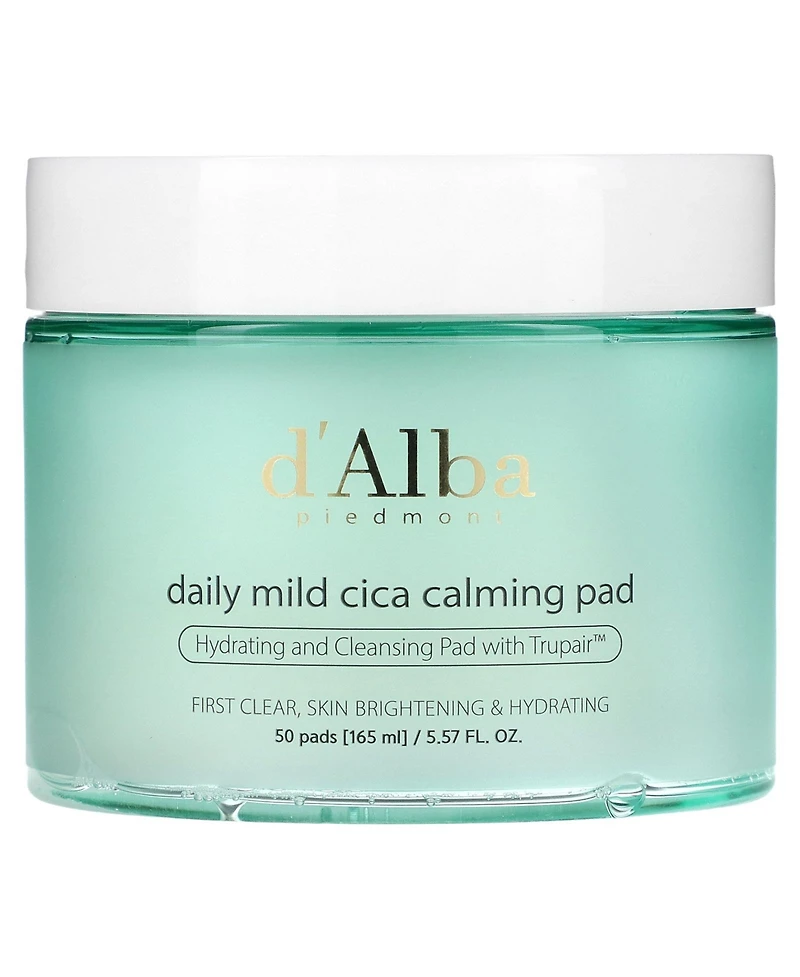 d'Alba Daily Mild Cica Calming Pad 50 Pads