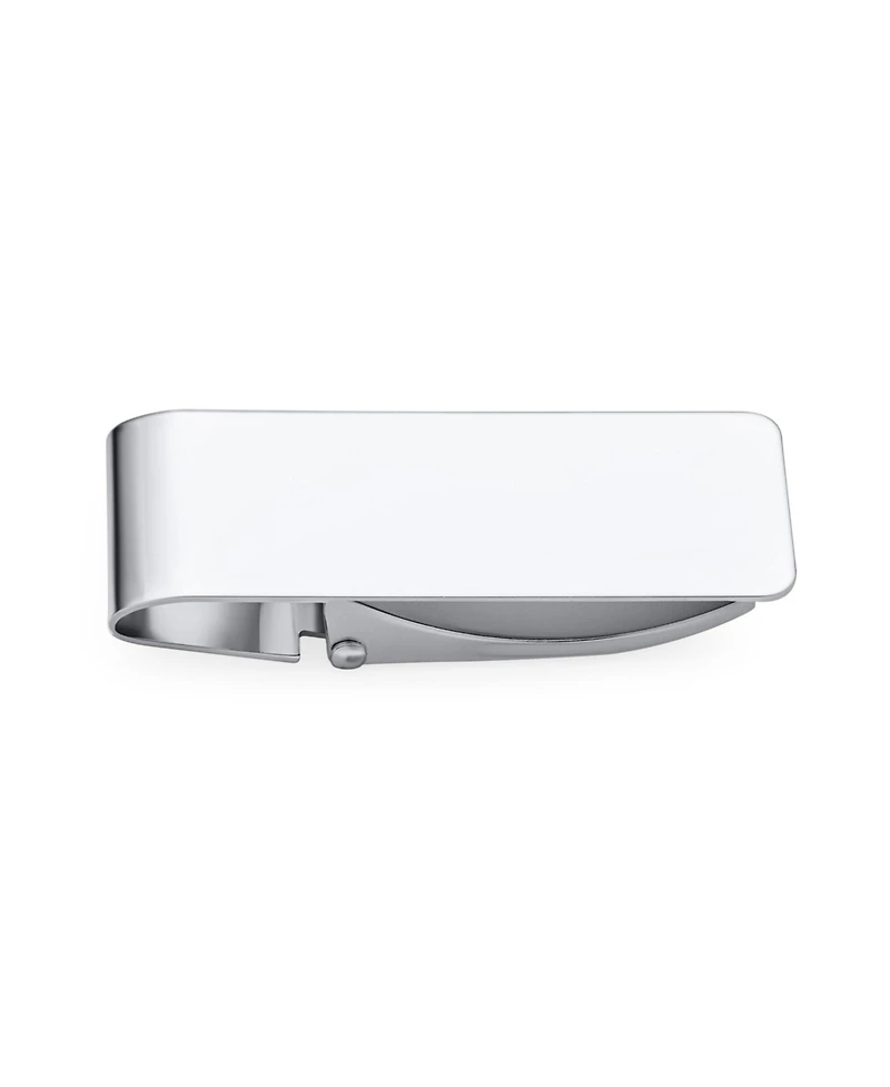 Bling Jewelry Large Wide Strong Hinged Style Money Clip Card Holder Stainless Steel