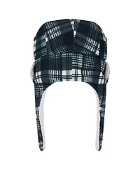 New Era Black Las Vegas Raiders Sideline Plaid Sherpa Trapper Hat