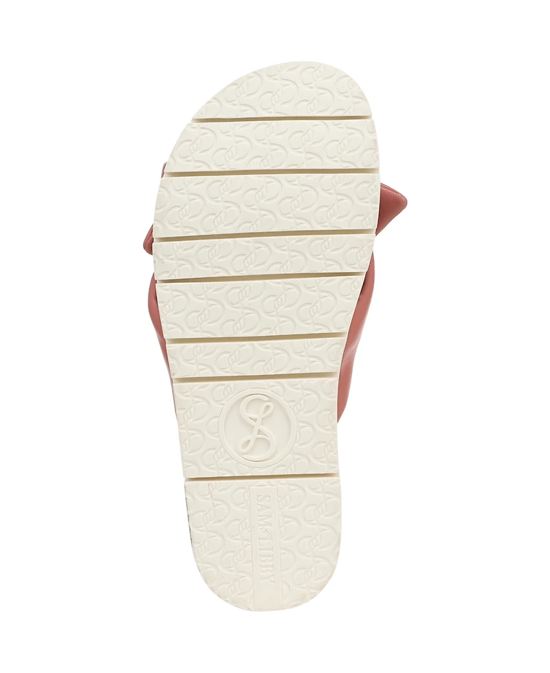 Sam and Libby Women's Astrid Bow Platform Footbed Sandals
