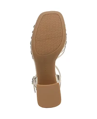 Sam and Libby Women's Lacey Block Heel Strappy Platform Sandals