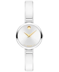 Movado Women's Moda Swiss Quartz Stainless-Steel Watch, 24mm