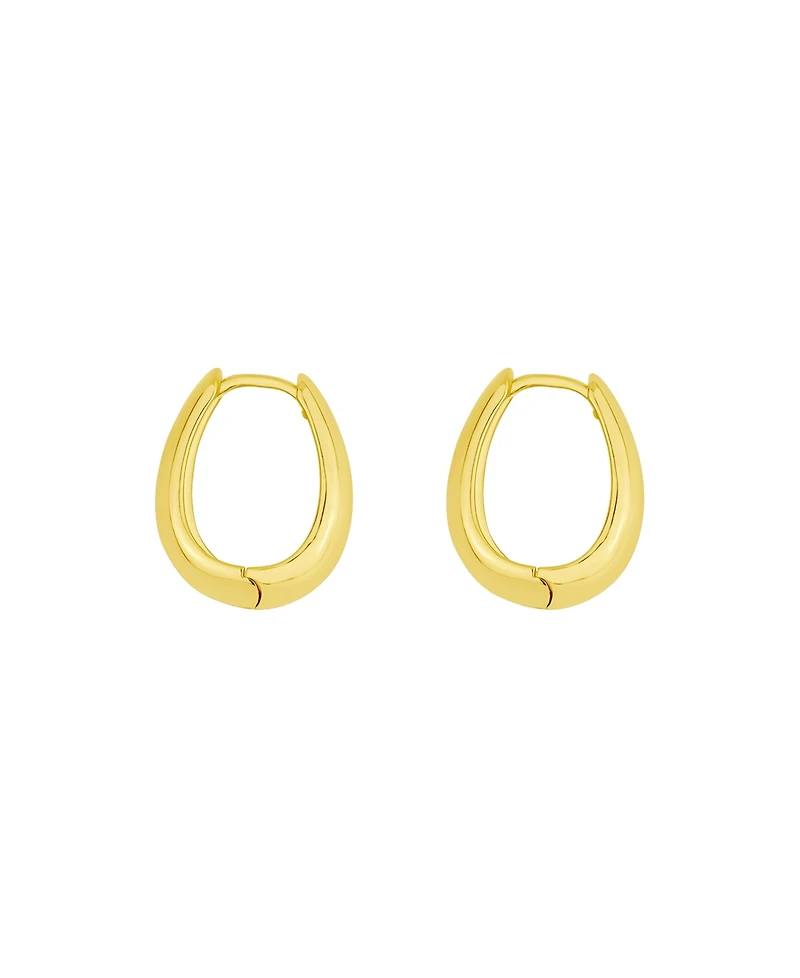 And Now This Graduated Huggie Hinged Hoop Earrings