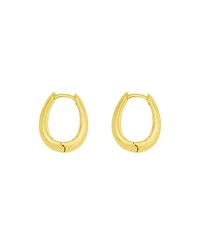 And Now This Graduated Huggie Hinged Hoop Earrings