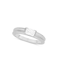 And Now This Cubic Zirconia Band Ring