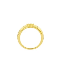 And Now This Gold Textured Statement Ring