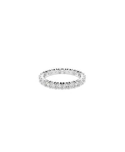 Swarovski Crystal Round Cut Vittore Band Ring