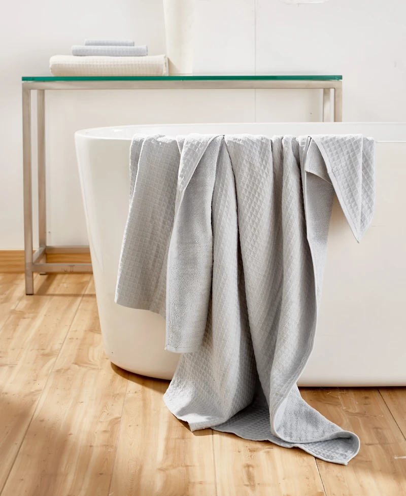 Uchino Waffle Twist 100% Cotton Hand Towel, 20" x 30"