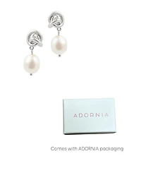 Adornia Freshwater Cultivated Pearl Knot Earrings