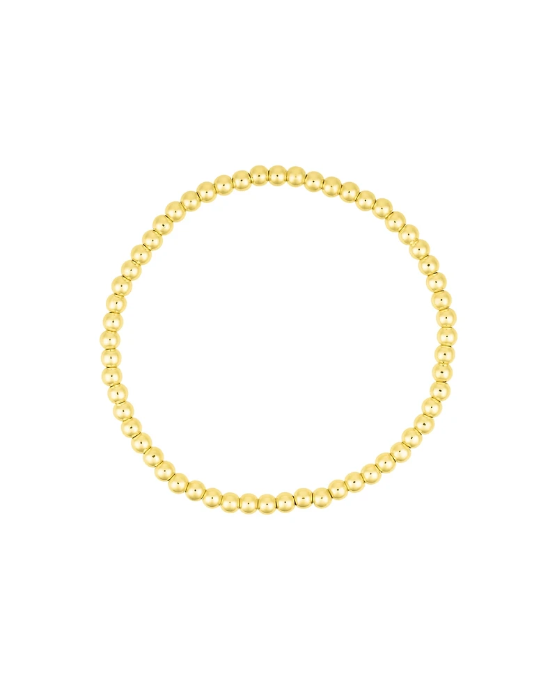 Adornia Gold Stretch Ball Bracelet Set