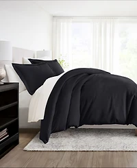 ienjoy Home Double Brushed Solid Duvet Cover Set