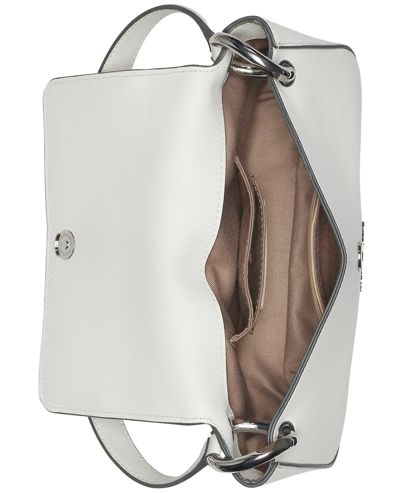 Karl Lagerfeld Paris Monet Embroidered Leather Shoulder