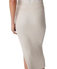 Calvin Klein Jeans Women's Rib-Knit Midi Skirt