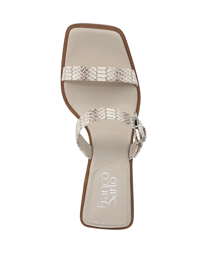 Franco Sarto Women's Frenza Open Square Toe Slide Dress Sandals