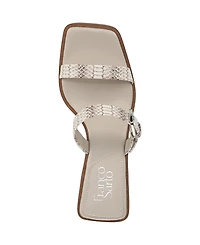 Franco Sarto Women's Frenza Open Square Toe Slide Dress Sandals