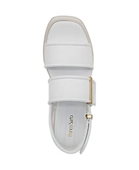 Franco Sarto Women's Piper Open Square Toe Slingback Platform Sandals