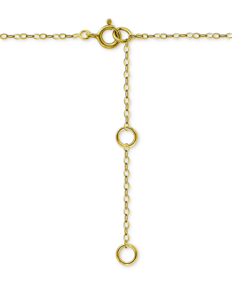 Giani Bernini Cubic Zirconia Cross Pendant Necklace, 16" + 2" extender, Exclusively at Macy's