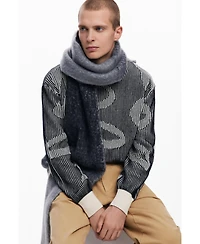 Desigual Men's Floral Jacquard Sweater