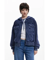 Desigual Women's Denim print sweatshirt