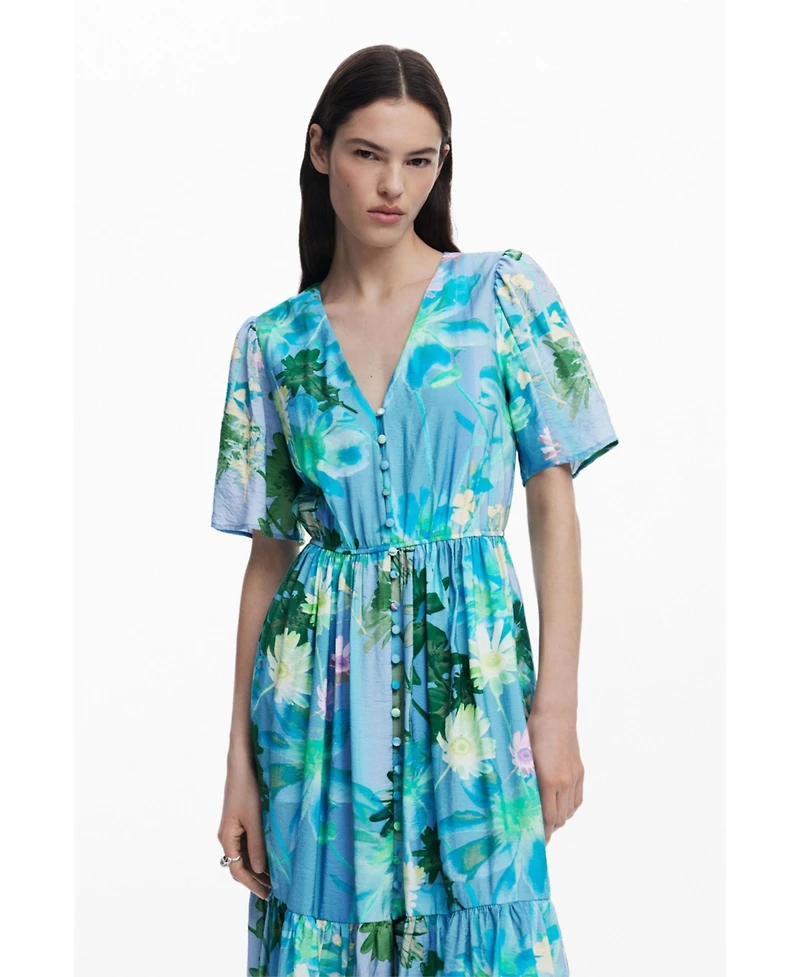 Desigual Women's Floral shirt dress