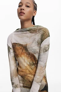 Desigual Women's Mock neck dress