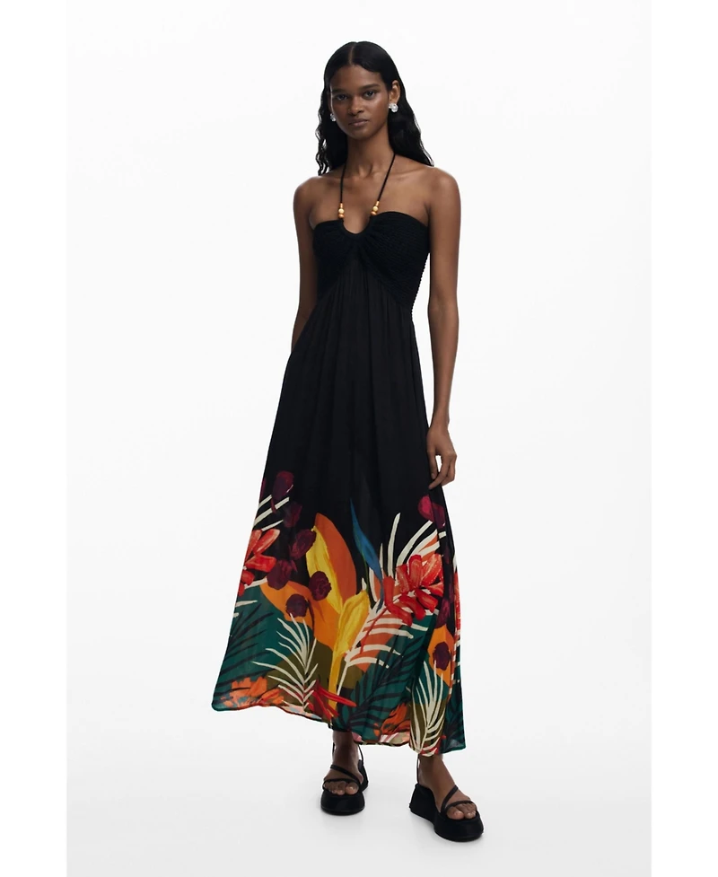 Desigual Women's Tropical maxi dress