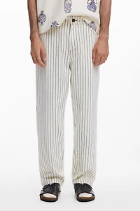 Desigual Men's Vertical striped pants
