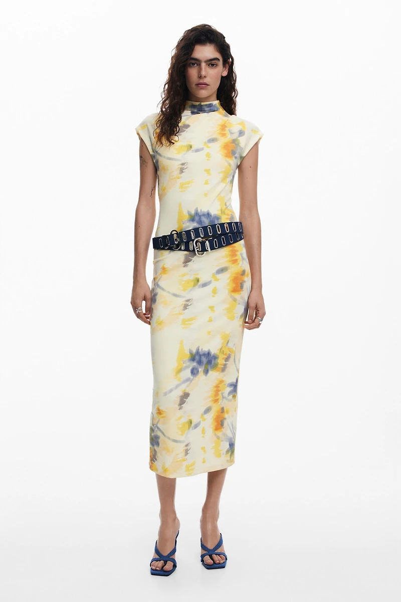 Desigual Women's Floral tube dress
