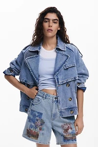 Desigual Women's Etnic denim Bermuda shorts
