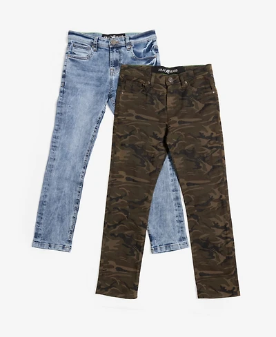 Big Boy's 8-18 Stretch Jeans - 2 Pack