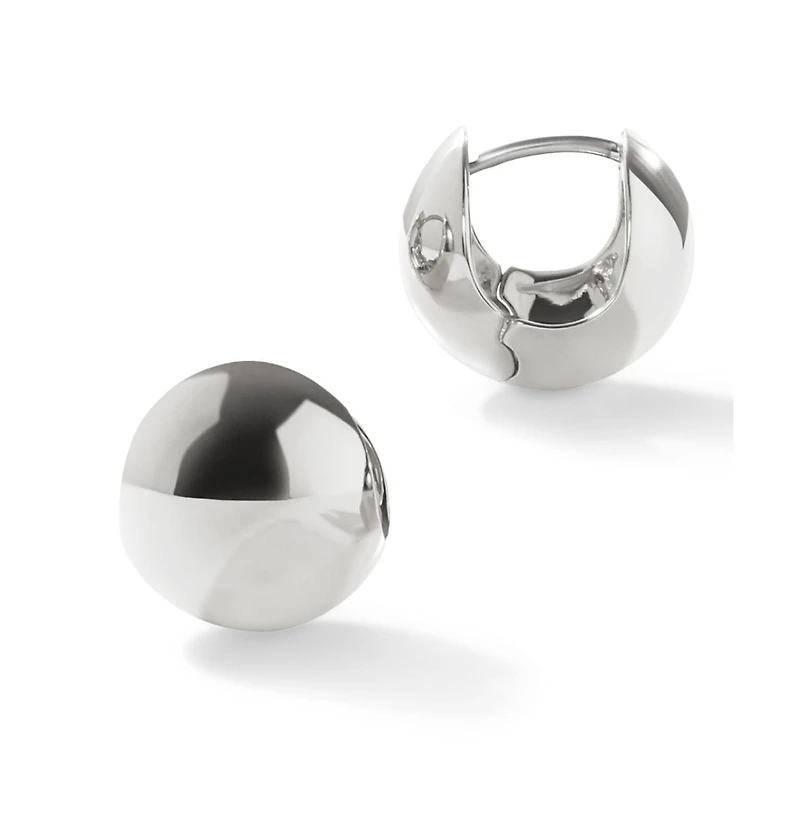 Ana Luisa Sphere Hoop Earrings - Mini Abby
