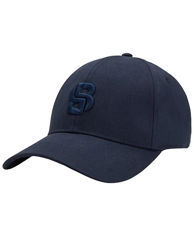 Boss by Hugo Men's Double B Monogram Cotton Twill Cap