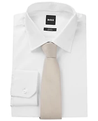 Boss by Hugo Boss Men's Micro-Pattern Jacquard Silk Tie