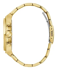 Guess Men's Multifunction Gold Tone Stainless Steel Watch, 47mm