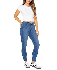 Celebrity Pink Juniors' Curvy Mid-Rise Skinny Ankle Jeans