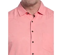 Cubavera Men's Big & Tall Palm Print Shirt