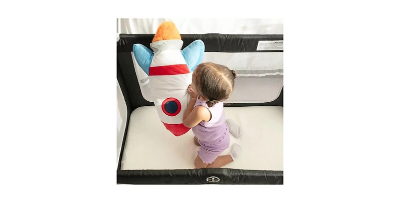 Sperric Pack and Play Mattress w/ Travel Carry Bag, Playard Mattress 38"x26" Pack N Play Mattress Topper Washable Waterproof Cover. Hypoalle