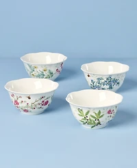 Lenox Butterfly Meadow Herbs Rice Bowls, Set of 4