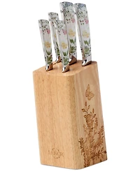 Lenox Butterfly Meadow Herb 6-Piece Cutlery & Block Set