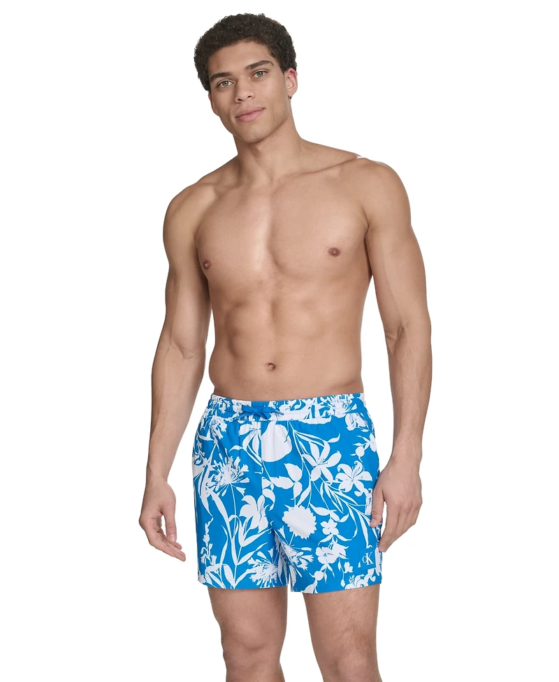 Calvin Klein Men's Stretch Modern Euro 5" Swimsuit
