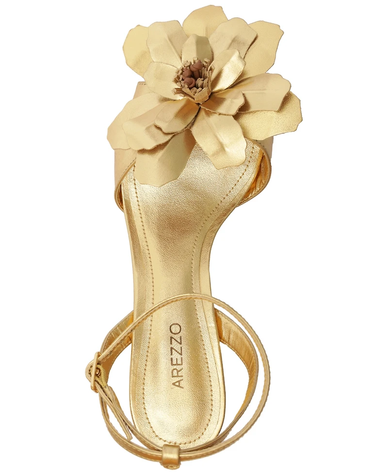 Arezzo Women's Daisy Round Toe Dress Sandals