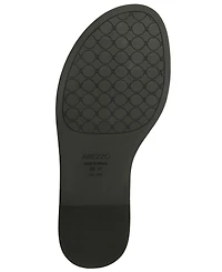 Arezzo Women's Sunny Round Toe Flat Sandals
