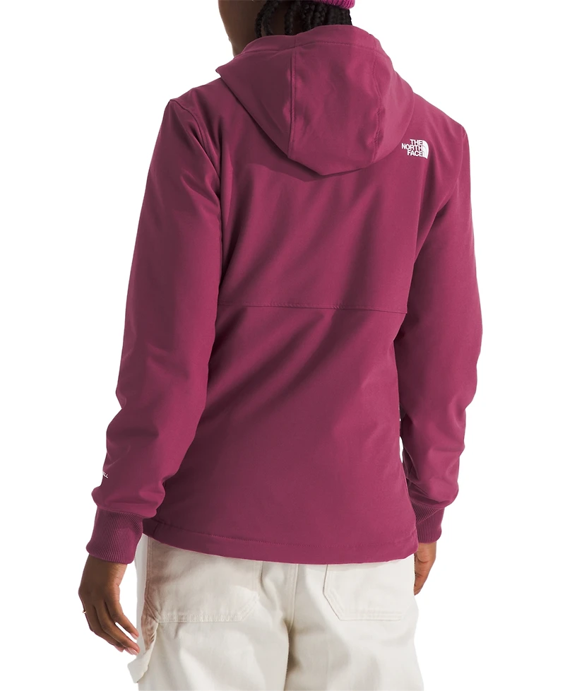The North Face Women's Shelbe Raschel Zip-Front Fleece-Lined Hoodie Jacket