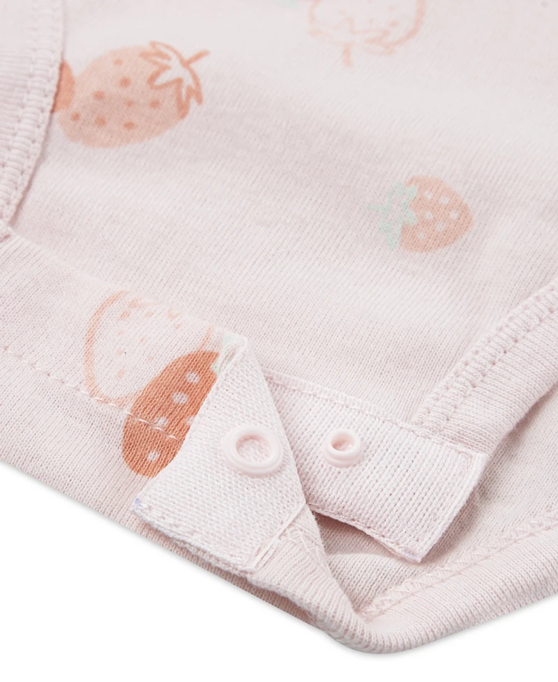 Huggies Baby Girls Bodysuit, Top & Shorts, 3 Piece Set