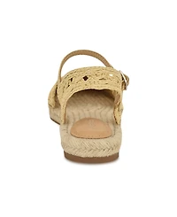Nine West Women's Darby Woven Slingback Espadrille Flats