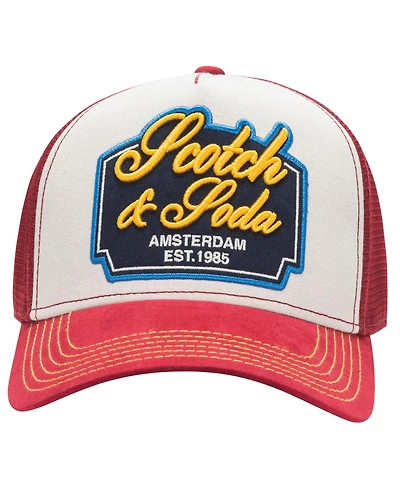 Scotch & Soda Men's Arena Adjustable Trucker Cap