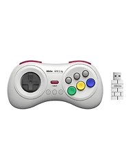 8Bitdo M30 2.4G Wireless Gamepad Controller for Sega Genesis Mini and Mega Drive Mini and Nintendo Switch - White