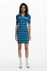 Desigual Women's Polo-style knit dress