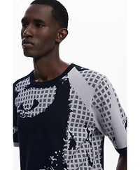 Desigual Men's Printed Jacquard T-shirt